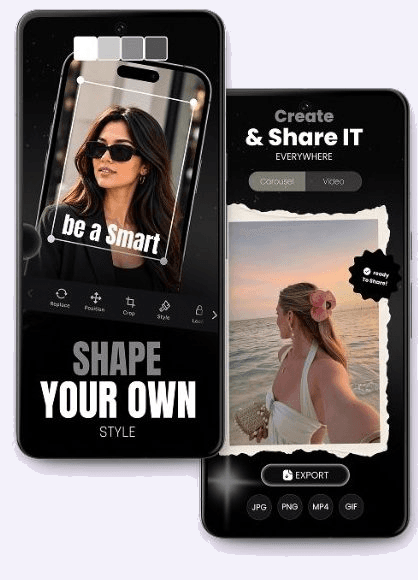 Photo maker mobile app UI design case study by Rashmi